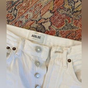 Agolde 90s ripped jeans.